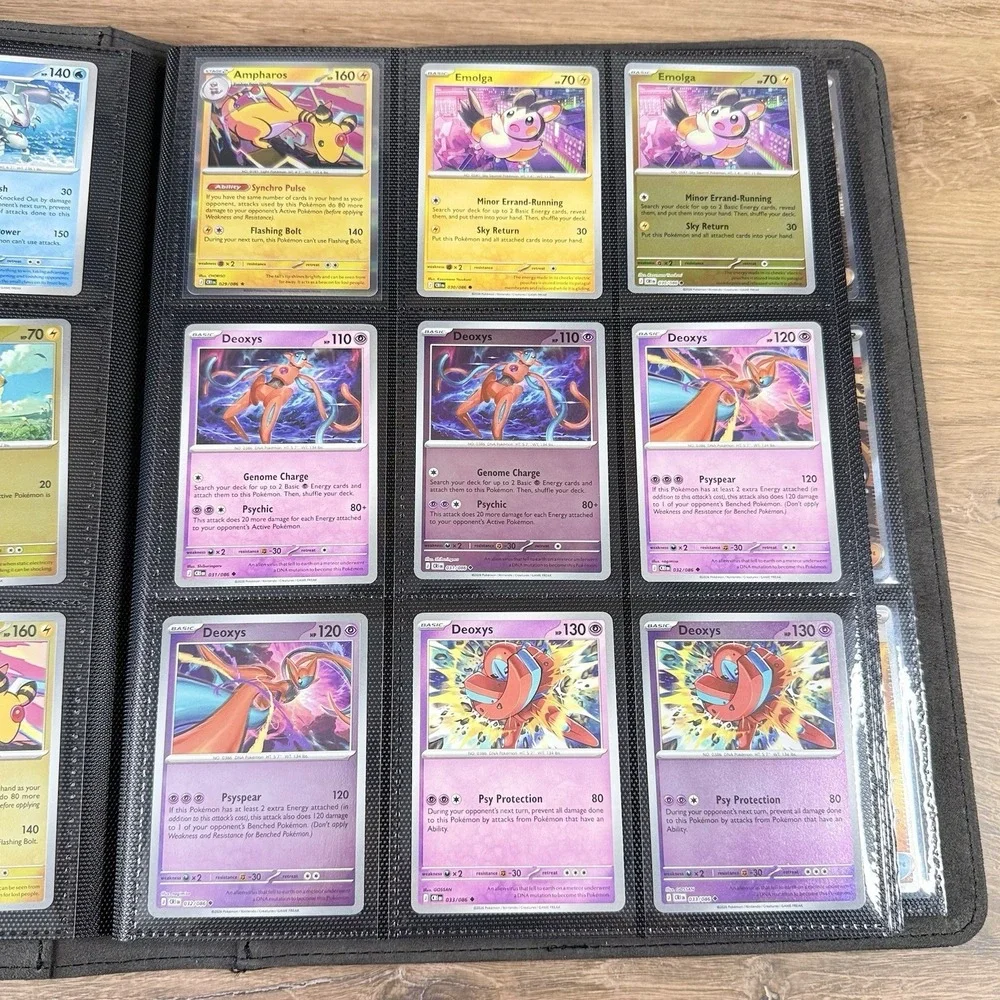 Pokemon Chaos Rising Complete Master Set 100% Plus Gamegenic Binder Included